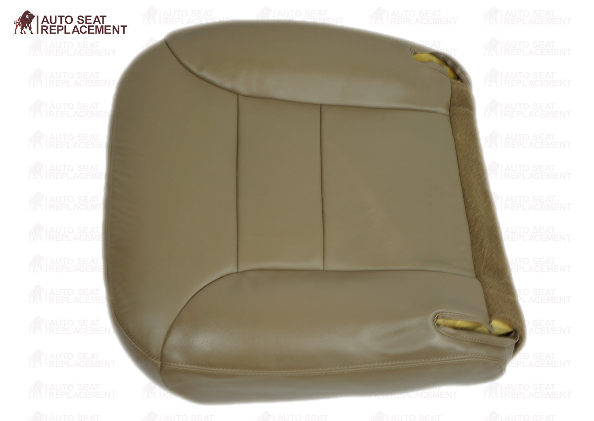 1995 1996 Chevrolet Tahoe Suburban Driver or Passenger Bottom Seat Cover Neutral Tan