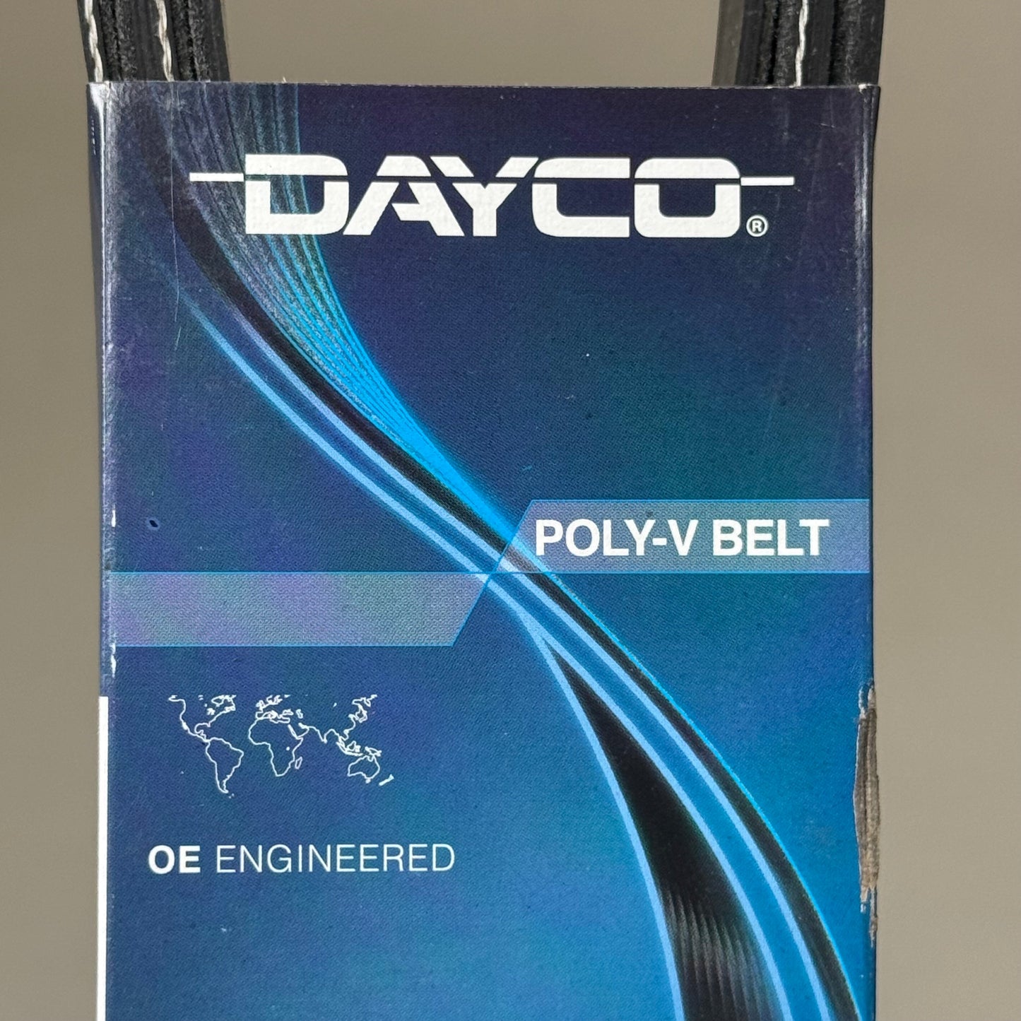 DAYCO Poly V Belt Standard Straight Rib SAE J1459, SAE J2432 Black 5060930