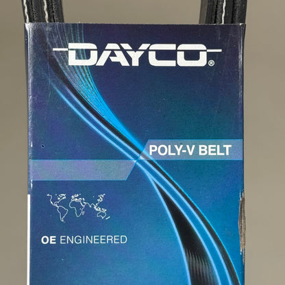 DAYCO Poly V Belt Standard Straight Rib SAE J1459, SAE J2432 Black 5060930