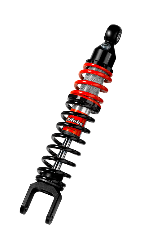 Bitubo Suspension Bitubo YXB0 Monoshock Rear Adjustable: Spring Preload, Red And Black Springs SC085YXB01