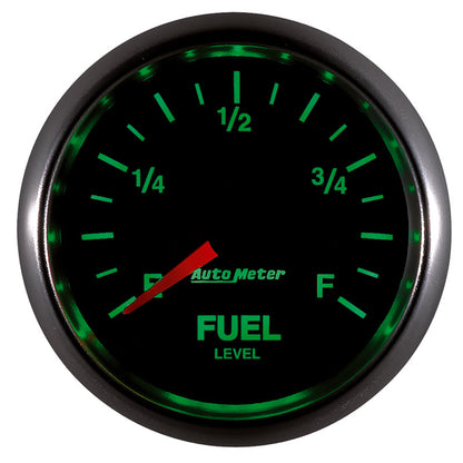 AutoMeter GS 2 1/16in. 0-280 Ohms Fuel Level Gauge - Stepper Motor 3810
