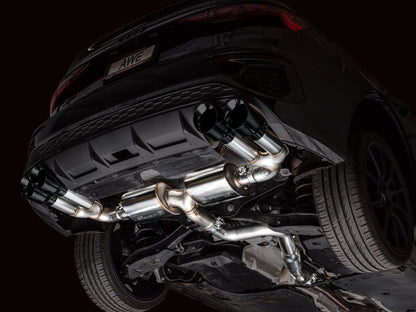 AWE Tuning AWE 22-24 Audi 8Y S3 Touring Edition Exhaust - Diamond Black Tips 3015-43897
