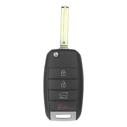 Kia Soul 2017-2019 OEM 4 Button Flip Key Remote w/ Hatch OSLOKA-875T