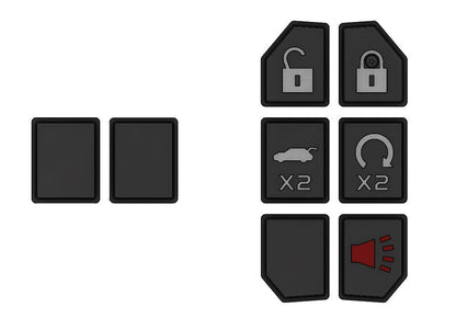 Injection Fob IF025 (Jeep Smart) - ARMY GREEN