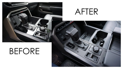 Center Console Panel (2022+ Tundra) - BLACK