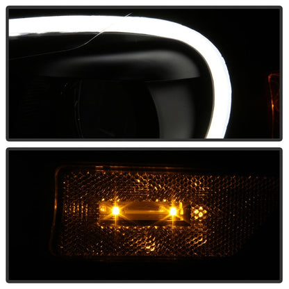 SPYDER xTune 06-13 Chevrolet Impala LED Light Bar Headlights - Black Smoke (PRO-JH-CIM06-LB-BSM) 9042256