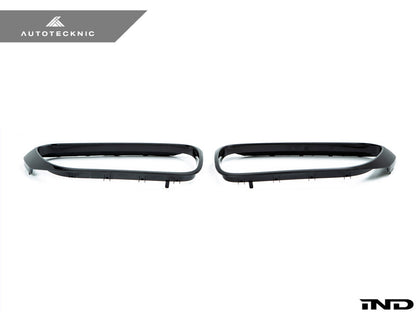 AutoTecknic Gloss Black Front Grille Surround Set - BMW F90 M5