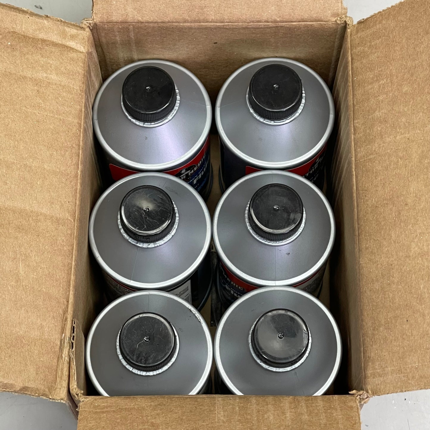 MOTOR MEDIC (6 PACK) Super Heavy Duty Dot 4 Brake Fluid 12 fl oz Grey M4512