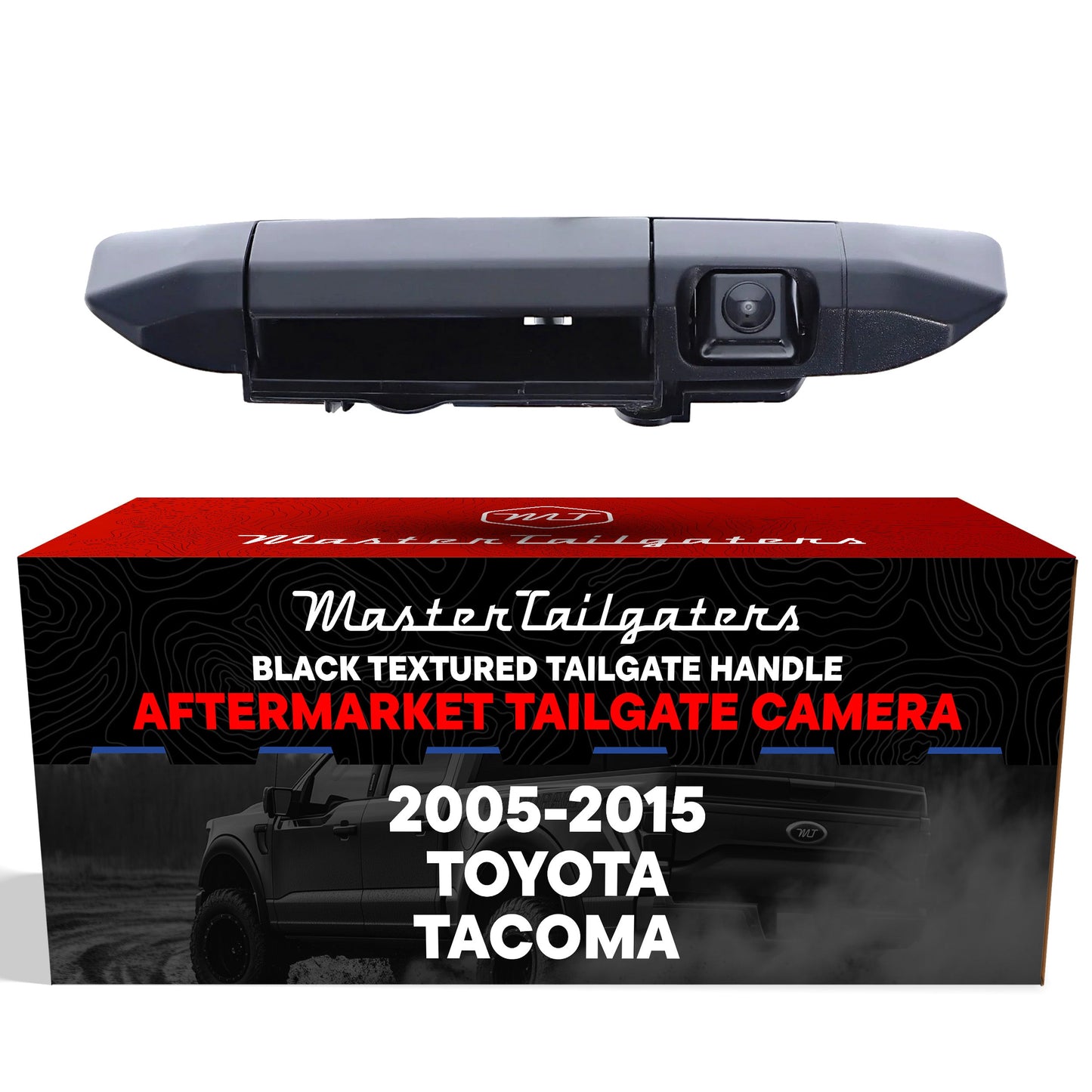 Toyota Tacoma (2005-2015) Black Replacement Tailgate Handle with Backup Camera