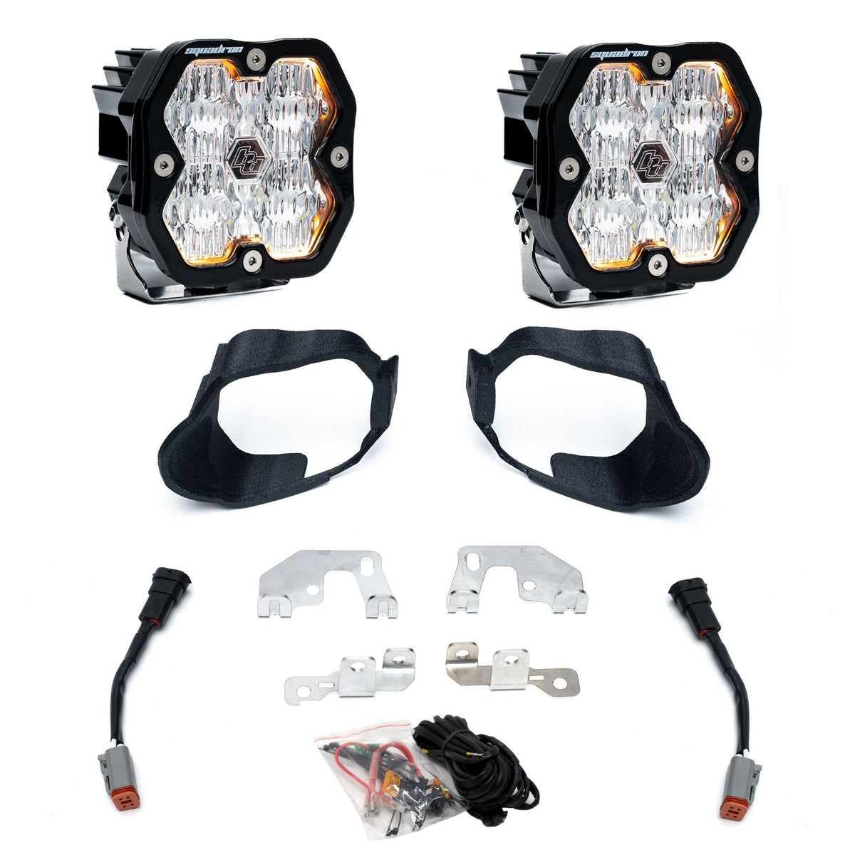 Squadron 2.0 Sport Fog Pocket Light Kit Mercedes 2019-26 Sprinter Van 1500/2500/3500/3500XD Clear