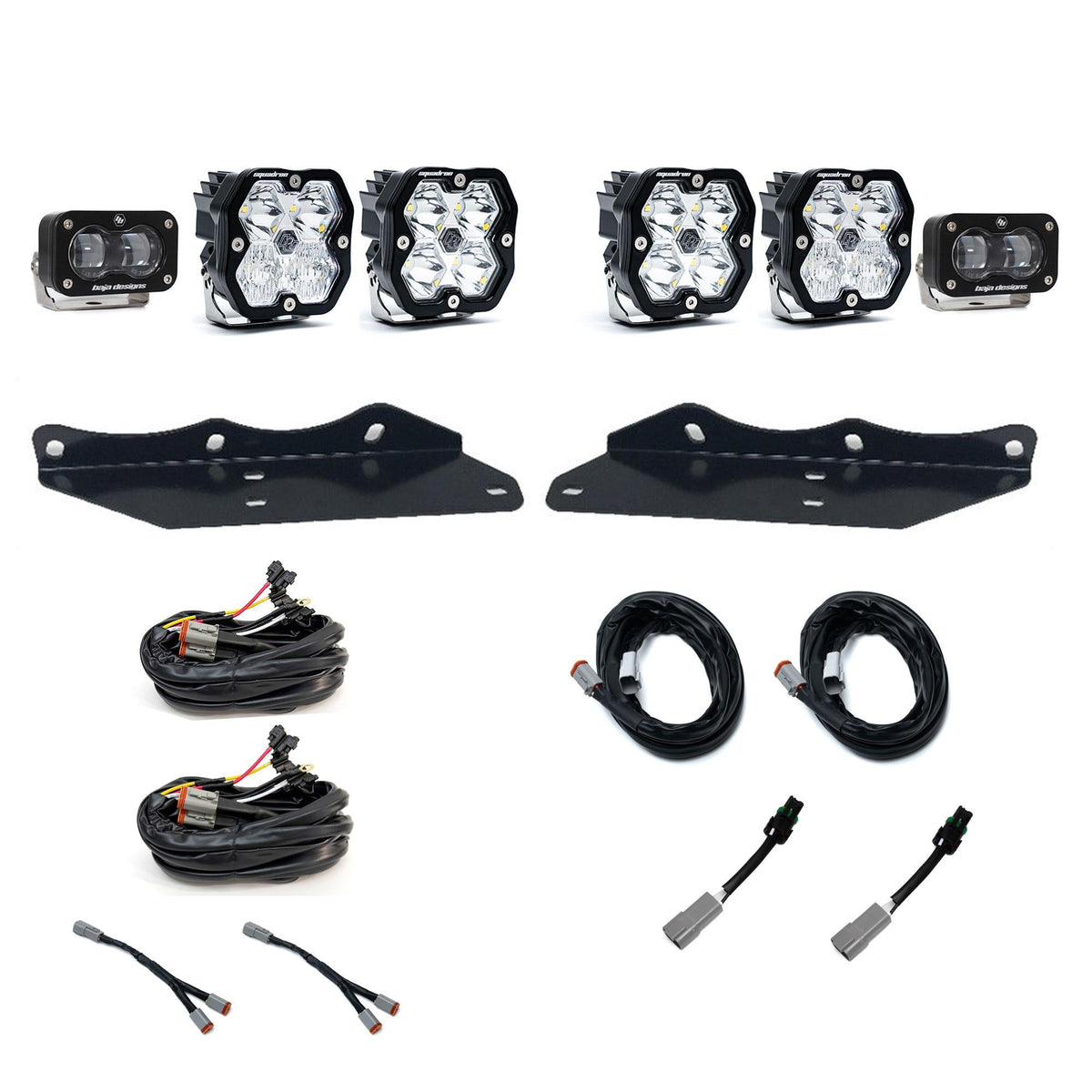 Squadron 2.0 Sport/S2 Sae Sportman Fog Pocket Light Kit Ford 2017-20 F-150 Raptor Clear