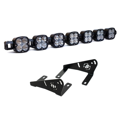 7XL Pro Linkable LED Light Bar Roof Mount Kit for Polaris RZR Pro R 2022-2025 (Light Pattern Multi-Pattern, Clear)