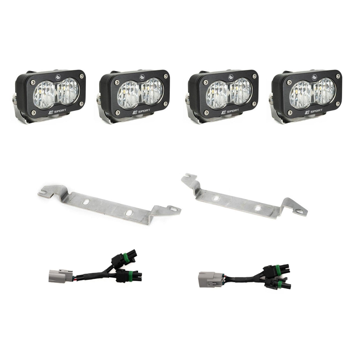 S2 Sport OEM Fog Light Replacement Kit 2024-on Toyota Tacoma TRD Pro/Trailhunter Clear