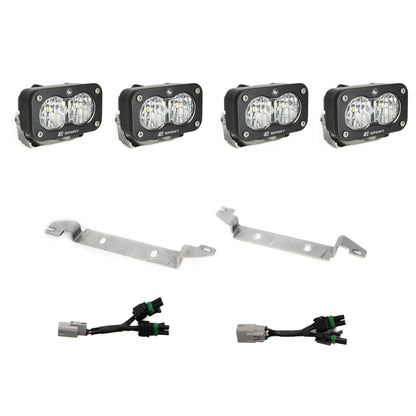 S2 Sport OEM Fog Light Replacement Kit 2024-on Toyota Tacoma TRD Pro/Trailhunter Clear
