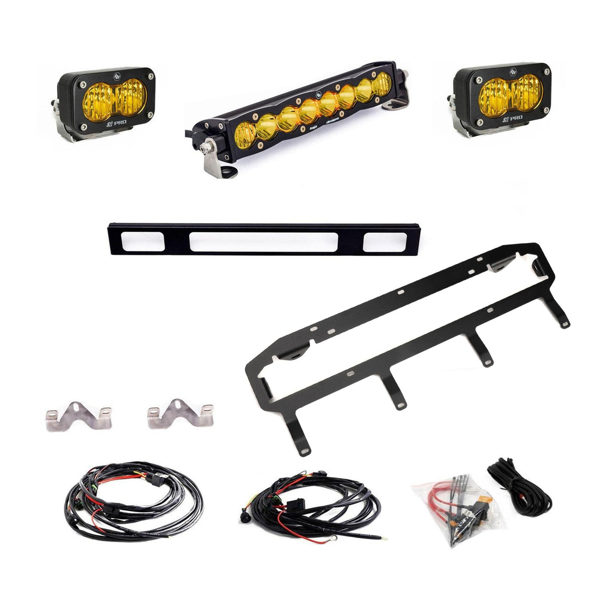 S8 10 Inch S2 Pro Grille Light Replacement Kit 2025-On Toyota 4Runner TRD Pro Baja Amber