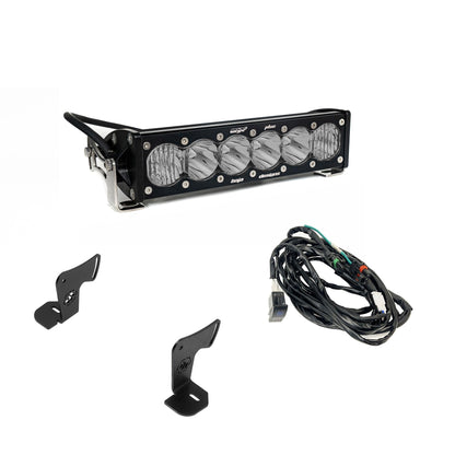 OnX6+ 10 Inch Light Bar Hood Mount Kit Polaris 2025 RZR ProR; ProS; ProXP, Clear