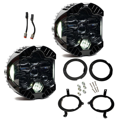 DOT LP6 LED Headlight Kit Jeep 2018-2025 Wrangler JL 2020-2025 Gladiator JT w/LED Headlights (White)