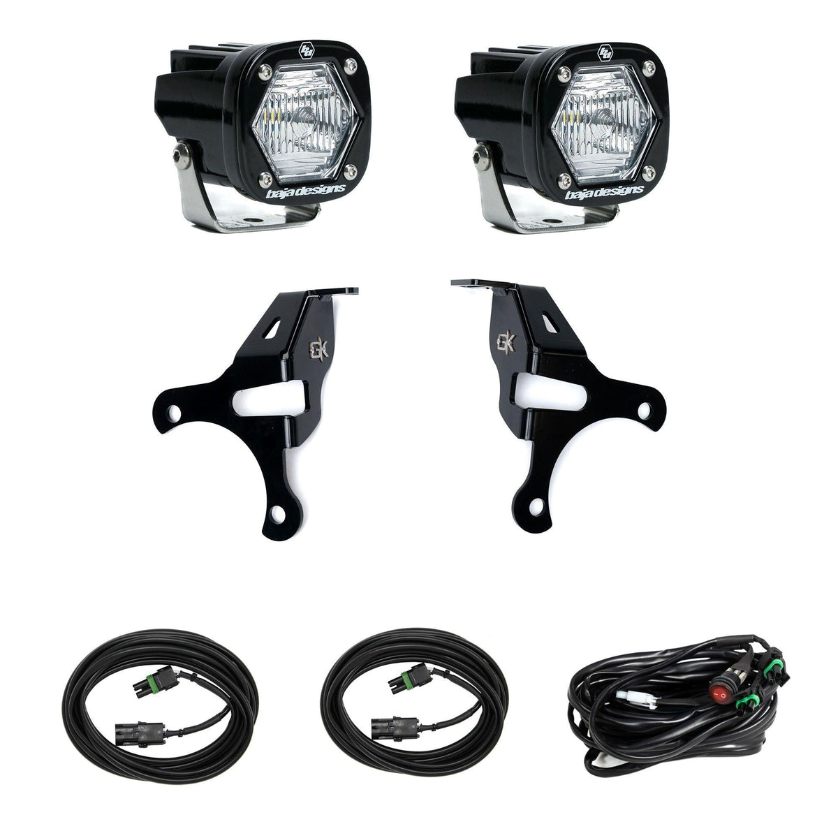 S1 Knuckle Pods Light Kit 2018-2026 Jeep JL Wrangler/JT Gladiator (Trail Clear)