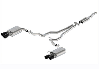 Ford Racing 2024 Mustang 2.3L Sport Active Cat-Back Exhaust - Black Tip M-5200-M2SB