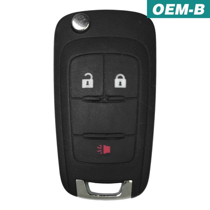 Chevrolet Impala Sonic Spark 2012-2018 OEM 3 Button Flip Key KR55WK50073