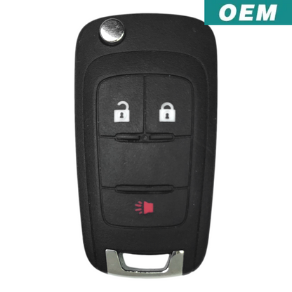 GMC Terrain 2010-2022 OEM 3 Button Flip Key Remote OHT01060512