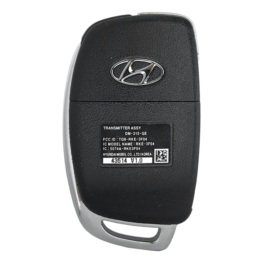 Hyundai Santa Fe 2013-2016 OEM 4 Button Flip Key Remote FCC: TQ8-RKE-3F04
