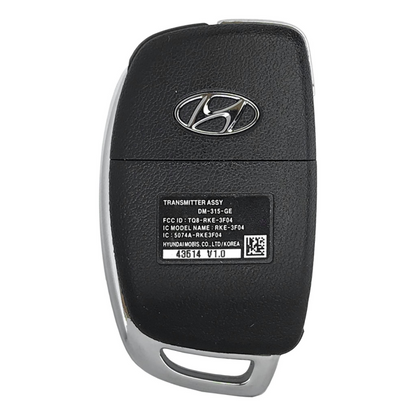 Hyundai Santa Fe 2013-2016 OEM 4 Button Flip Key Remote FCC: TQ8-RKE-3F04
