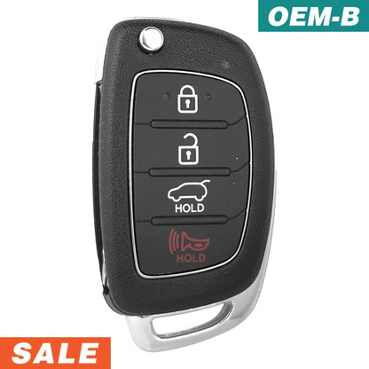 Hyundai Santa Fe 2017-2019 OEM 4 Button Flip Key Remote FCC: TQ8-RKE-4F31