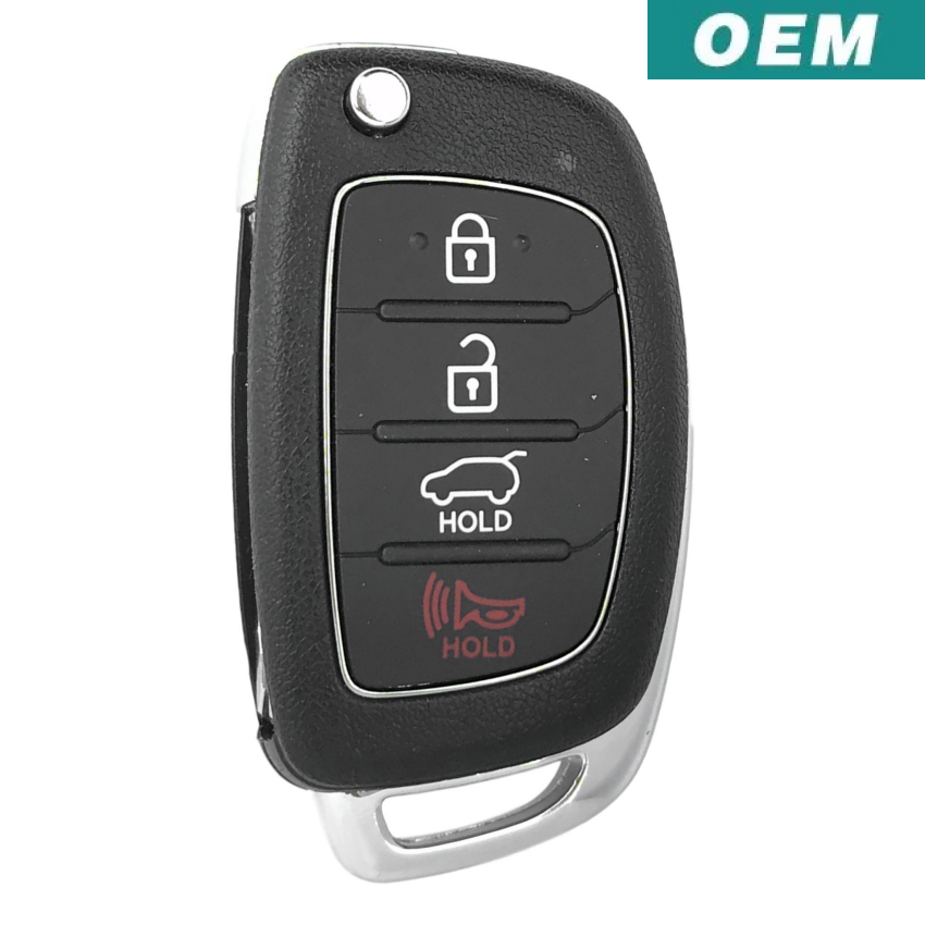 Hyundai Santa Fe 2017-2019 OEM 4 Button Flip Key TQ8-RKE-4F31 (95430-2W010)