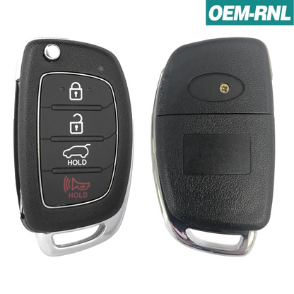 Hyundai Santa Fe 2013-2016 OEM 4 Button Flip Key Remote FCC: TQ8-RKE-3F04