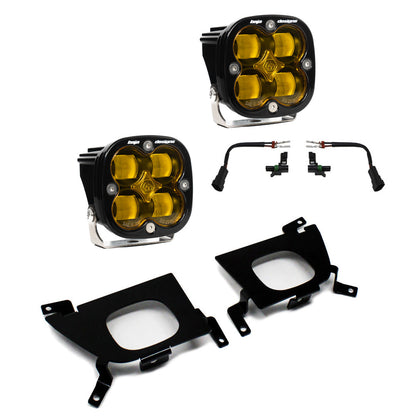 Silverado Fog Pocket for 19-Up Silverado 1500/2500/2500 HD FPK SAE Baja Amber