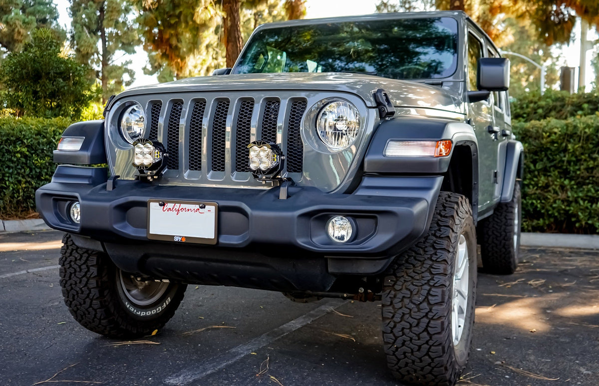 Jeep JL/JT Dual LP4 Auxiliary Light Kit w/Upfitter