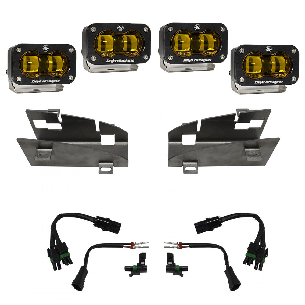 Dodge Ram Rebel/TRX (19-Present) Dual S2 SAE Baja Amber FPK