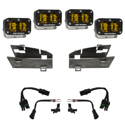 Dodge Ram Rebel/TRX (19-Present) Dual S2 SAE Baja Amber FPK