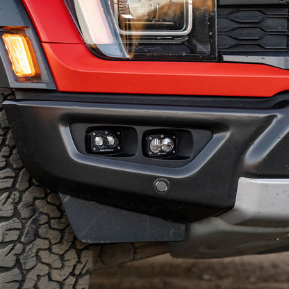 S2 SAE Baja Amber/S2 Sport Fog Pocket Kit Fits 21-On Ford Raptor