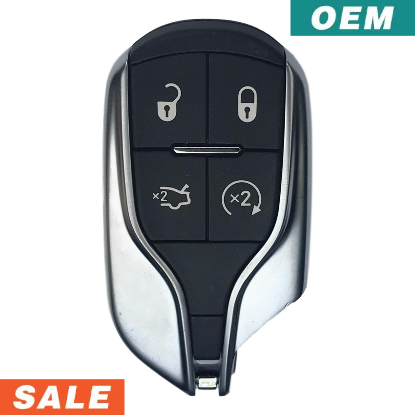 Maserati Ghibli Levante Quattroporte 2012-2020 OEM 4 Button Smart Key M3N-7393490