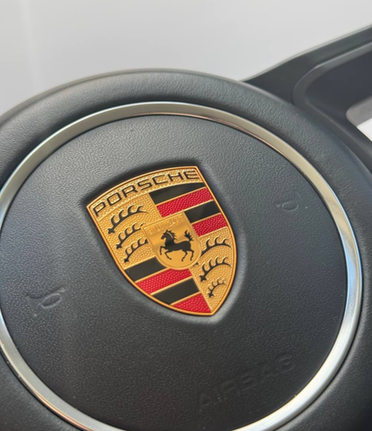Genuine Porsche 991.2 Steering Wheel Full Set in Yellow