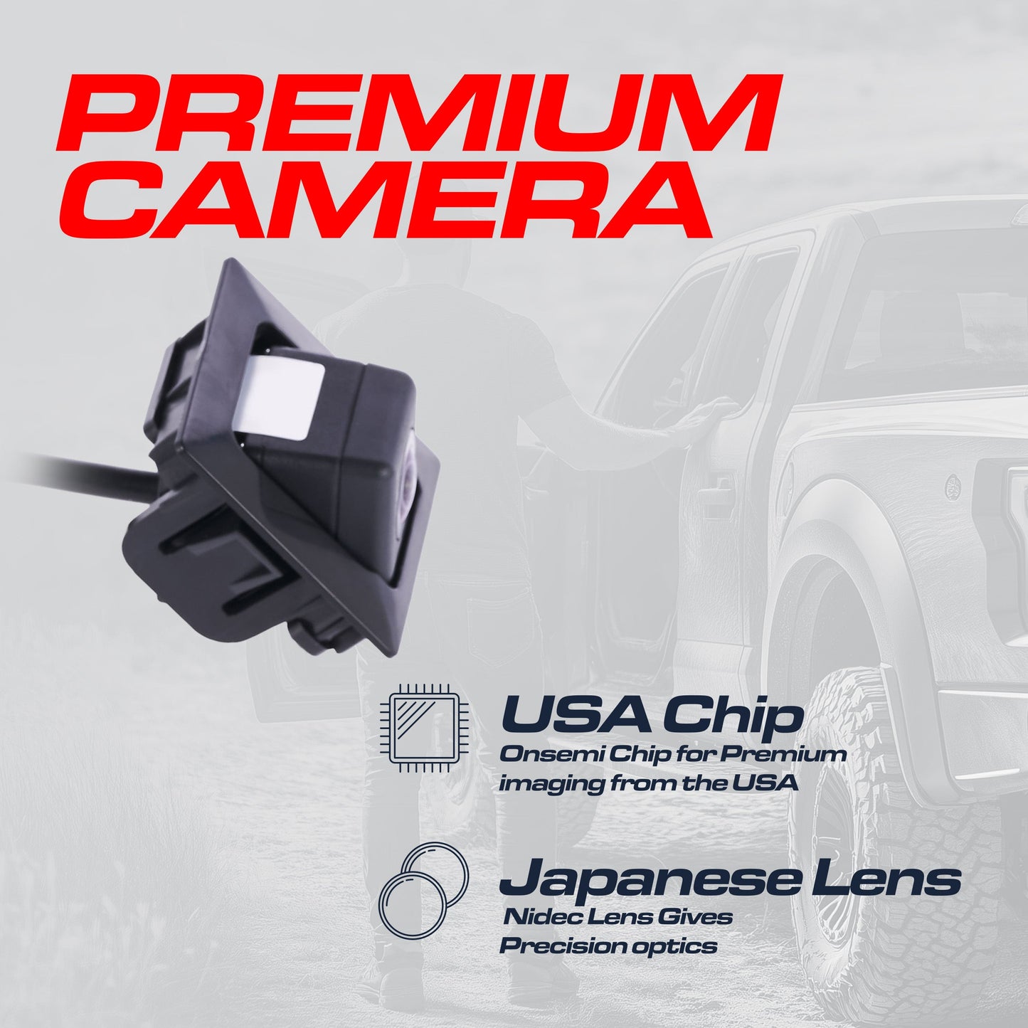 Chevrolet SS (2014-2017) OEM Replacement Backup Camera OE Part # 92288932, 92291510
