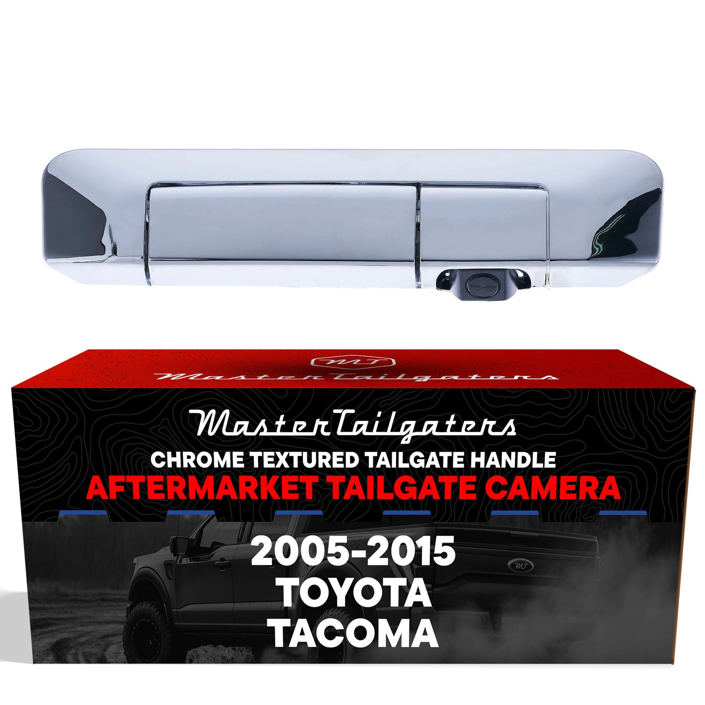 Toyota Tacoma (2005-2015) Chrome Replacement Tailgate Handle with Backup Camera