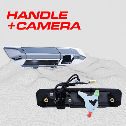 Toyota Tacoma (2005-2015) Chrome Replacement Tailgate Handle with Backup Camera