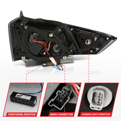 Anzo 14-18 Chevrolet Impala LED Taillights Smoke