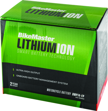 BikeMaster Lithium Ion 2.0 Battery BMP14-FP 780854
