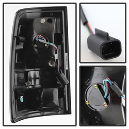 Spyder Dodge Ram 1500 13-14/Ram 2500 13-14 LED Tail Lights LED Model only - Blk ALT-YD-DRAM13-LED-BK 5077530
