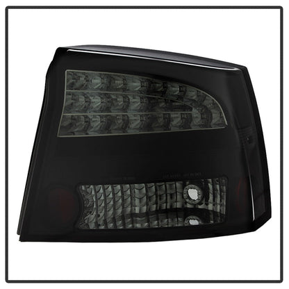 Spyder 06-08 Dodge Charger LED Tail Lights - Black Smoke ALT-YD-DCH05-LED-BSM 5084408