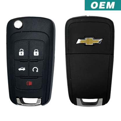 Chevrolet 2010-2021 OEM 5 Button Flip Key Remote OHT01060512
