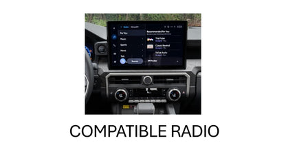 V2 Radio Knob + Drive Mode Knob + Climate Knobs (2024+ Tacoma / 2025+ 4Runner) - BLACK