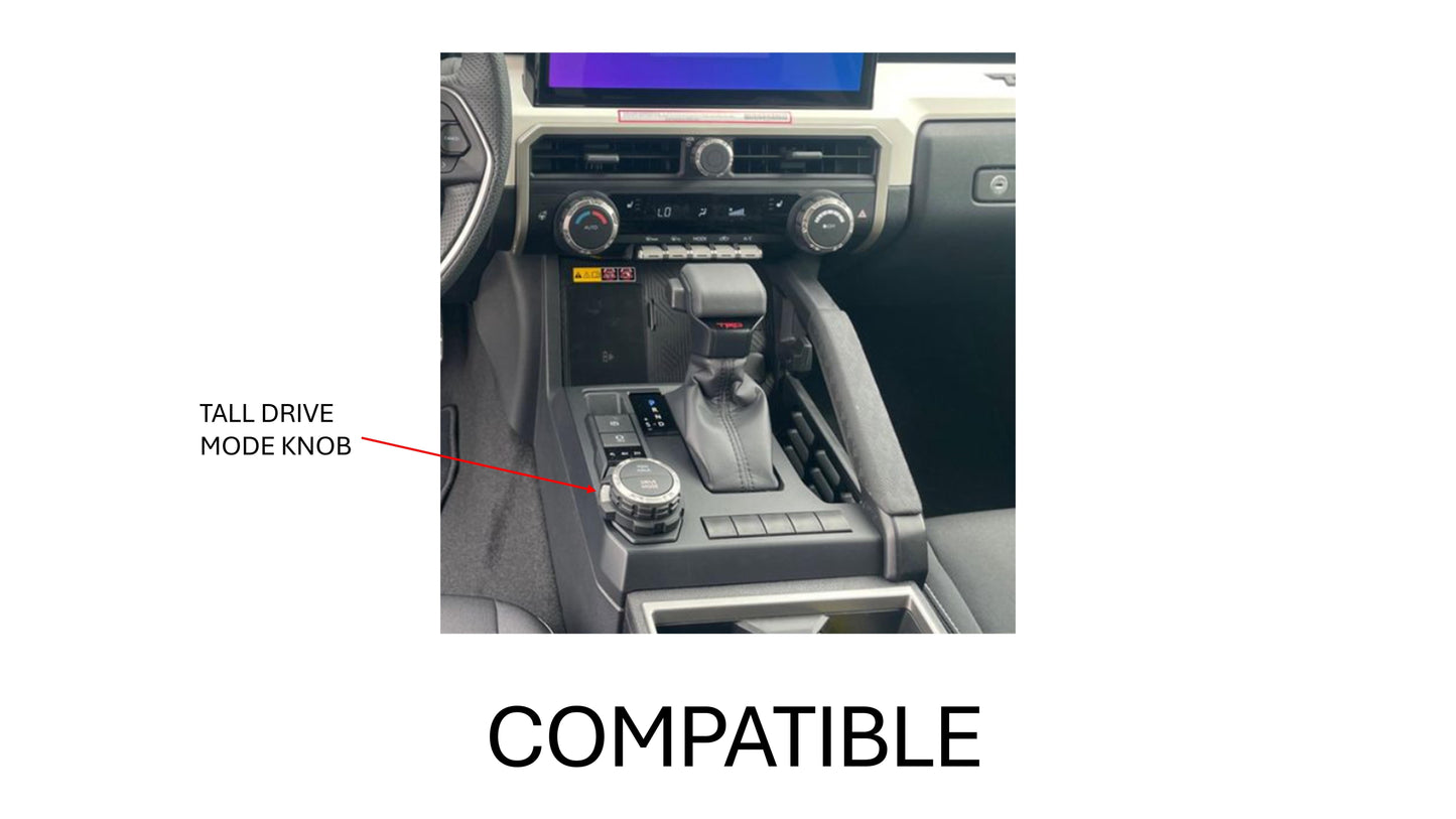 V2 Climate + Drive Mode Knobs (2024+ Tacoma / 2025+ 4Runner) - BLACK