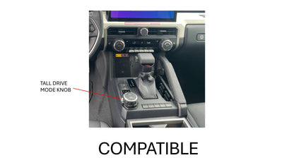 V2 Radio Knob + Drive Mode Knob + Climate Knobs (2024+ Tacoma / 2025+ 4Runner) - BLACK
