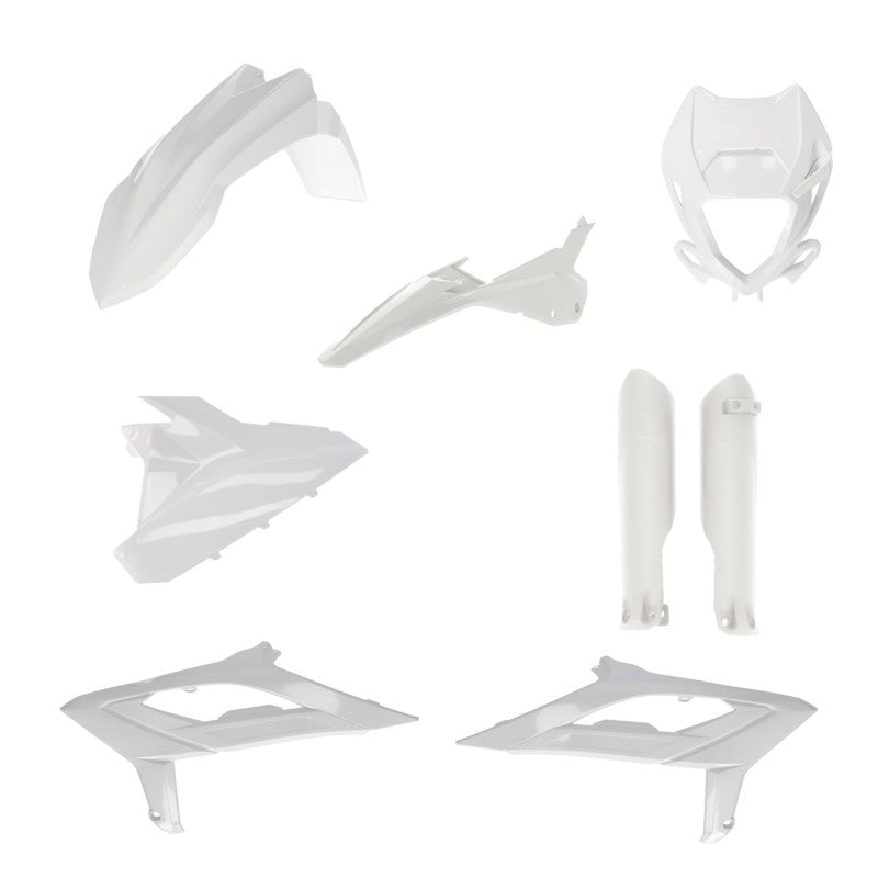 Acerbis 2023 Beta RR 2T 125-480 RR 2T 125RC-480RC Full Plastic Kit - White 2979470002