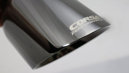 Corsa Single Universal 2.75in Inlet / 4.5in Outlet Black PVD Pro-Series Tip Kit TK008BLK